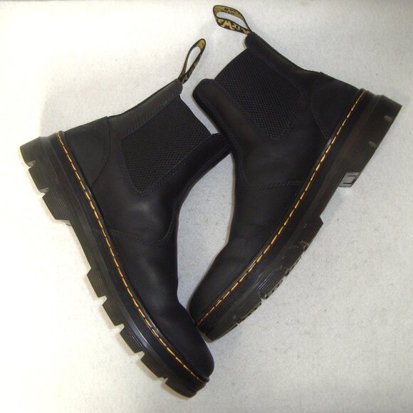 Dr. Martens Unisex EMBURY LEATHER CASUAL CHELSEA BOOTS Size 8 Men, 9 Women - Picture 9 of 13